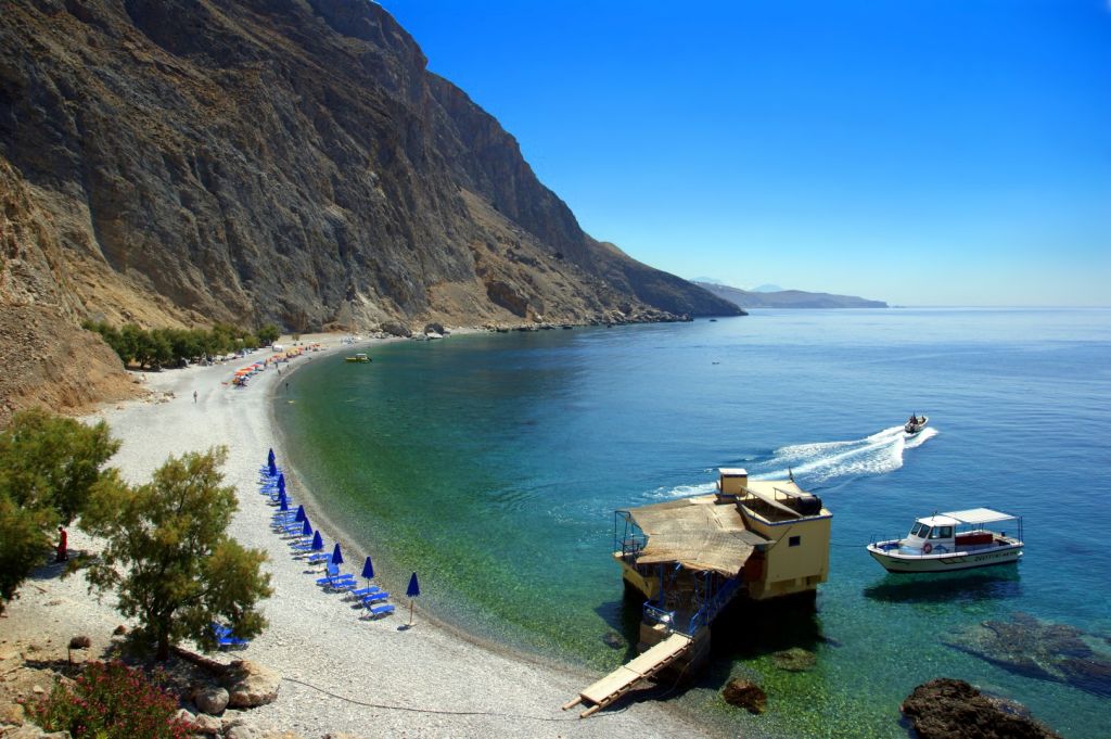 Strand von Glyka Nera - (c) Alexandros Roniotis - weltvermessen.de Strand von Glyka Nera - Strände auf Kreta - weltvermessen.de