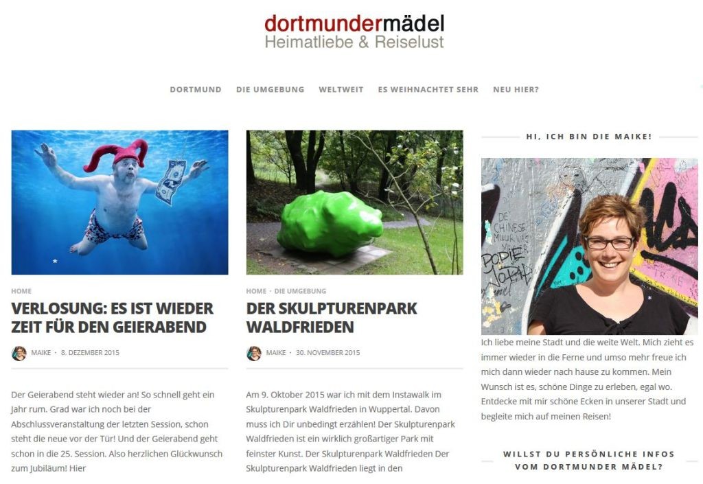 Screenshot dortmundermaedel.de