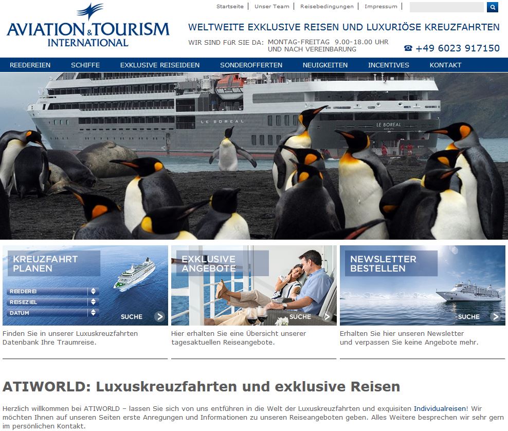 Screenshot atiworld.de